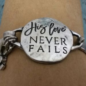 His Love Never Fails Bracelet